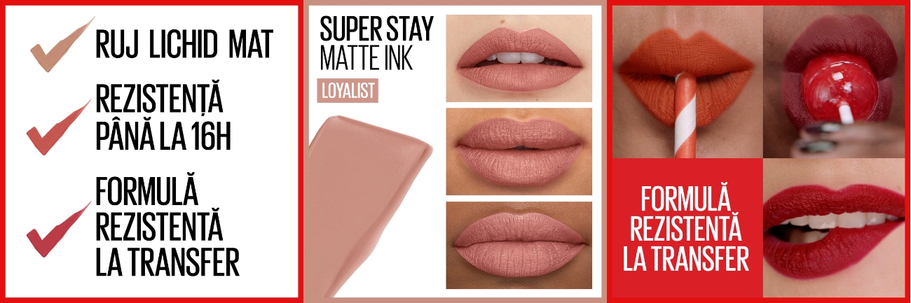 Ruj lichid Mat SuperStay Matte Ink, 5 Loyalist